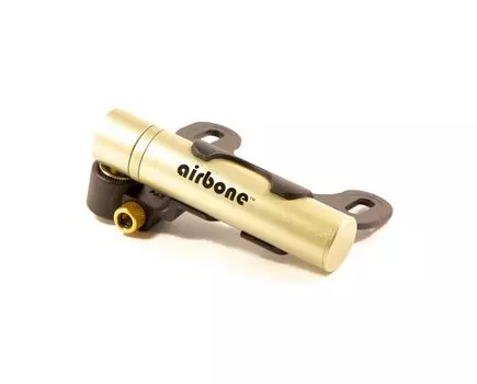 Мининасос велосипедный Mizumi AirBone ZT-702PA, 9,9 см длина, алюминий, бронзовый, ZT-702PA bronze