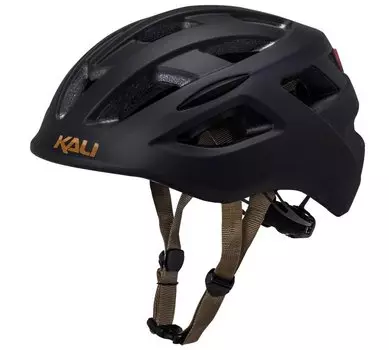 Шлем велосипедный KALI URBAN/CITY/MTB с фонариком CENTRAL Sld, матовый черный 2019