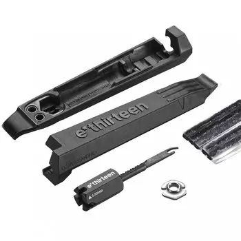 Монтажки с ремкомплектом E Thirteen Tire Lever Plug Kit Black, TR1UNA-127