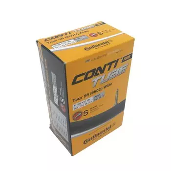Камера велосипедная Continental Tour 26" Wide, 47-559 / 62-559, S42, спортниппель, 0181591