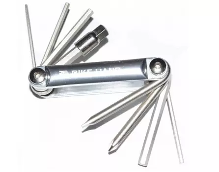 Мультитул Bike Hand, 2/2.5/3/4/5/6/8/шестигранники, отвертки, YC-262