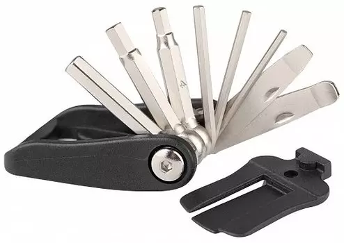 Мультитул BIKE HAND, шестигранники 2/2,5/3/4/5/6 мм, отвёртка под щлиц, монтажка, ST (230070) (YC-292)