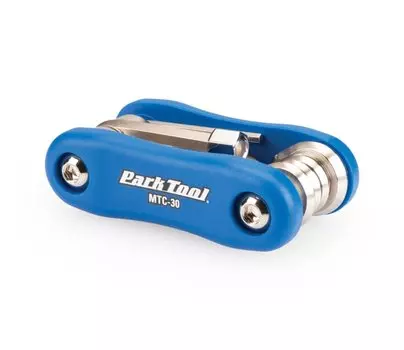 Мультитул PARK TOOL MTC-30, шестигранник, 2,5/3/4/5/8, torx T25/T30, 8/15мм, торцевой ключ, отвертки, PTLMTC-30