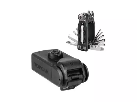 Мультитул TOPEAK NINJA TOOLBOX T16, 16 функций, W/INTEGRATED MOUNT, водонепроницаемый, в боксе, TNJM-TBX16