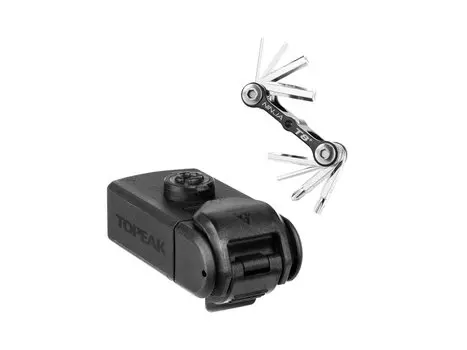 Мультитул TOPEAK NINJA TOOLBOX T8, W/INTEGRATED MOUNT, 8 функций, водонепроницаемый, в боксе, TNJM-TBX8