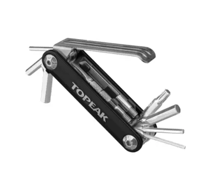 Мультитул TOPEAK TUBI 11, 11 функций, MINI TOOL, BLACK, TUB-11B