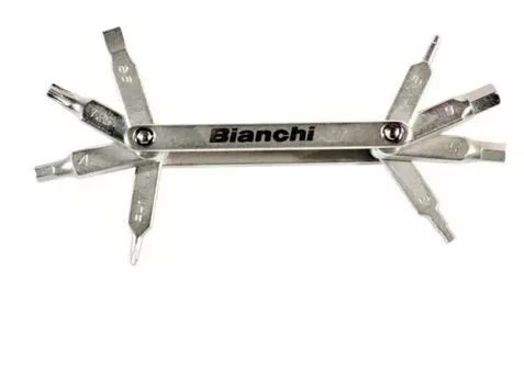 Мультитул велосипедный BIANCHI MINI TOOL, 8X1, STEEL, C9120193