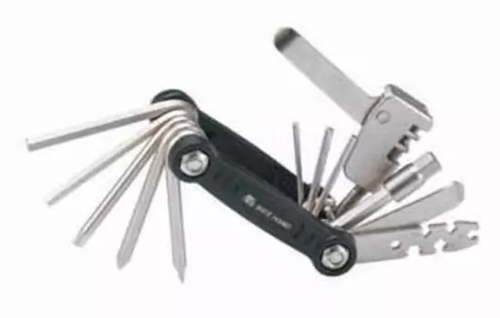 Мультитул велосипедный BIKEHAND YC-287B1, 2/2.5/3/4/5/6/8 мм, +/- отвертки, T25, выжимка цепи, спицевые ключи, 6-190287