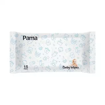 PAMA Влажные салфетки детские 15.0