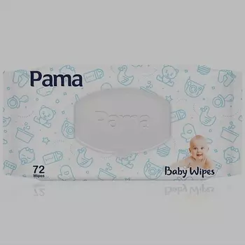 PAMA Влажные салфетки детские 72.0