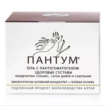 ПАНТОПРОЕКТ ПАНТУМ, Гель с пантогематогеном Здоровые суставы 81.0