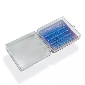 PAPUK BEAUTY Накладные ресницы пучки GALAXY blue 24.0