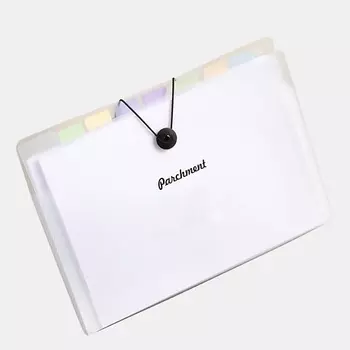 PARCHMENT Папка для документов а4 на резинке, 8 отделений