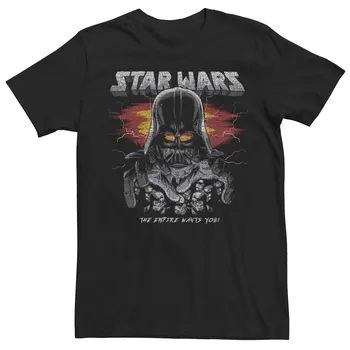 Мужская футболка Darth Vader Metal The Empire Wants You Star Wars