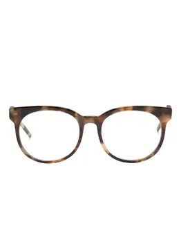 Очки в оправе черепаховой расцветки Megane and Me, коричневый