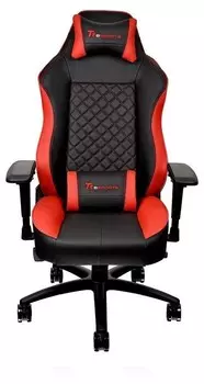 Кресло игровое Thermaltake Tt eSPORTS GT Comfort GTC 500 до 150кг, кожзаменитель, black/red