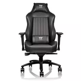 Кресло Thermaltake Tt Premium X Comfort XC 500 GC-XCS-BBLFDL-01 игровое, до 150кг, кожзаменитель, black