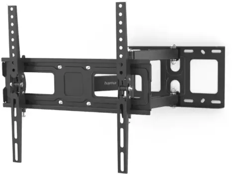 Кронштейн HAMA 00220829 для телевизора черный 32"-65" макс.35кг настенный поворотно-выдвижной и наклонный
