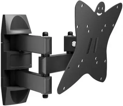 Кронштейн Holder LCDS-5038 METALLIC для телевизора металлик 20"-37" макс.30кг настенный поворот и наклон (650515)