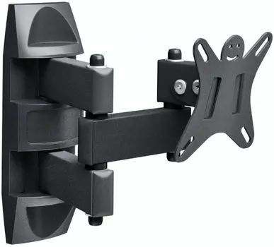Кронштейн Holder LCDS-5039 METALLIC для телевизора металлик 10"-26" макс.25кг настенный поворот и наклон (650517)