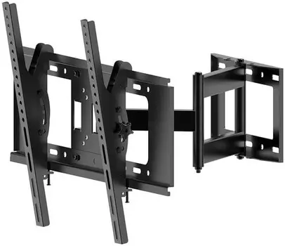 Кронштейн настенный 2MVESA Vertiсa 540 VTC-0540-B для дисплея 32-55", 35кг, VESA 400x400 макс, наклон 15°, вращение 180°, профиль 99-400мм, черный