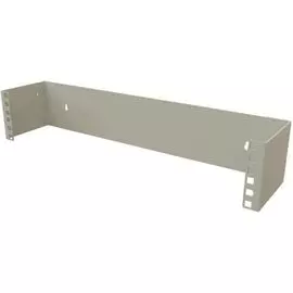 Кронштейн настенный для 19 2U Hyperline BW19-2U-110F-RAL7035 глубина 110 мм, фиксированный, цвет серый (RAL 7035)