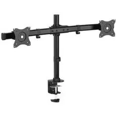Кронштейн настольный Arm Media LCD-T42 Arm Media 10165 на 2 монитора, 15-32" макс. 20кг, поворот и наклон верт.перемещ, черный