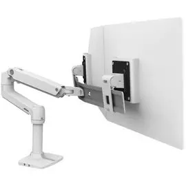 Кронштейн настольный Ergotron 45-489-216 LX для двух мониторов, белый