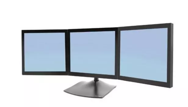 Кронштейн настольный Ergotron DS100 33-323-200 крепление для трех мониторов горизонтальное