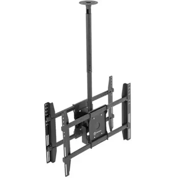 Кронштейн потолочный ONKRON N4L для телевизора черный 32"-80" макс.112кг потолочный наклон