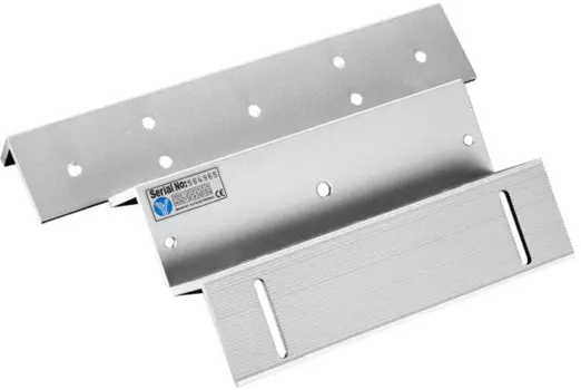 Кронштейн Yli Electronic MBK-500NZL ZL-oбразный для крепления электромагнитного замка и ответной планки на дверь, которая открывается вовнутрь