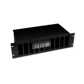 Кросс-бокс Cabeus FO-19-10FP-BK оптический 19" 3U на 10 адаптерных панелей, цвет черный