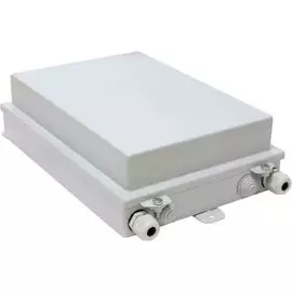 Кросс-муфта оптическая настенная IP65 TELCORD КМ-16-IP65-GY-16FC/SM-16FC/APC-SM-1КУ 321х203х85 мм, 1