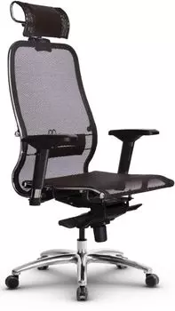 Кресло офисное Metta Samurai S-3.04 тёмно-коричневое