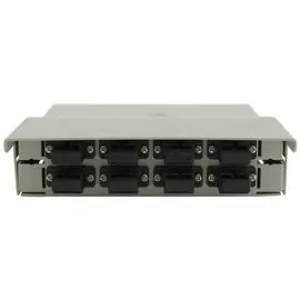 Кросс оптический настенный коробочный TELCORD КН-8 Мини 8-LC/SM-d-16-LC/UPC-SM-GY 163х123х30 мм, 8 адаптеров LC/SM, 16 пигтейлов LC/UPC SM (OS2 9/125)