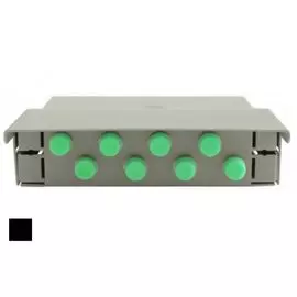 Кросс оптический настенный коробочный TELCORD КН-8 Мини 8-ST/MM-8-ST/UPC-MM50-GY 163х123х30 мм, 8 ад