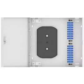 Кросс оптический настенный TopLAN КРН-Top-16SC/U-OS2-GY 16 SC/UPC адаптеров, одномодовый, укомплектованный