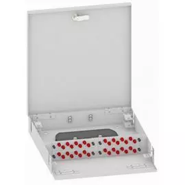 Кросс оптический настенный TopLAN КРН-Top-32FC/U-OS2-GY 32 FC/UPC адаптера, одномодовый, укомплектованный