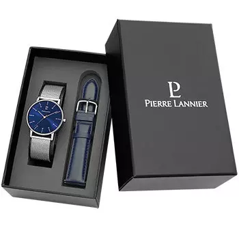 fashion наручные мужские часы Pierre Lannier 377C168. Коллекция Coffrets