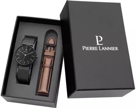 fashion наручные мужские часы Pierre Lannier 378B438. Коллекция Elegance Style