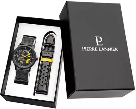 fashion наручные мужские часы Pierre Lannier 385C449. Коллекция Paddock