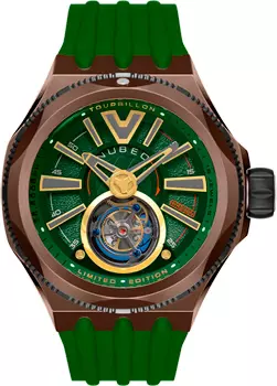 fashion наручные мужские часы Nubeo NB-6075-0B. Коллекция MESSENGER TOURBILLON
