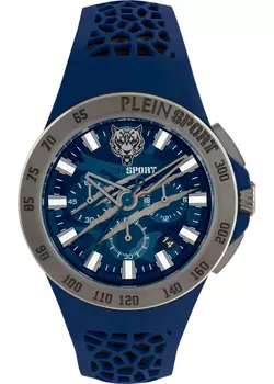 fashion наручные мужские часы Plein Sport PSABA0223. Коллекция THUNDERSTORM CHRONO