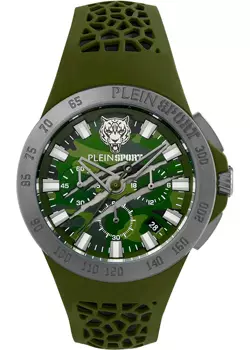 fashion наручные мужские часы Plein Sport PSABA0323. Коллекция THUNDERSTORM CHRONO