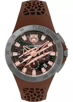 fashion наручные мужские часы Plein Sport PSABA0423. Коллекция THUNDERSTORM CHRONO