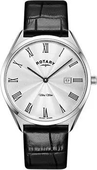 fashion наручные мужские часы Rotary GS08010.01. Коллекция Ultra Slim