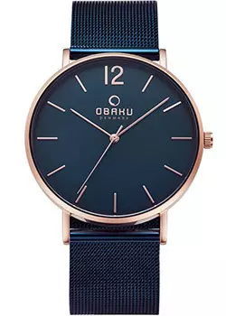 fashion наручные мужские часы Obaku V197GXVLML. Коллекция Mesh