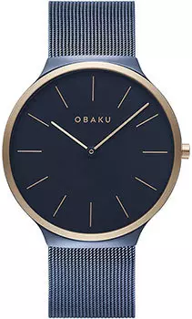 fashion наручные мужские часы Obaku V240GXSLML. Коллекция Ultra Slim
