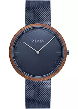 fashion наручные мужские часы Obaku V245GXLLML. Коллекция Trae