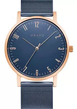 fashion наручные мужские часы Obaku V248GXVLML. Коллекция Mesh